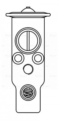 Клапан SSANGYONG Actyon (06-),Kyron (05-) расширительный кондиционера LUZAR LTRV 1750 LUZAR