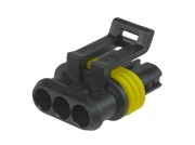 р/к разъема! плоск 3-pin SUPER SEAL к-кт 'папа'+'мама', личинки, уплотн.\ Univer 8801418SX STELLOX