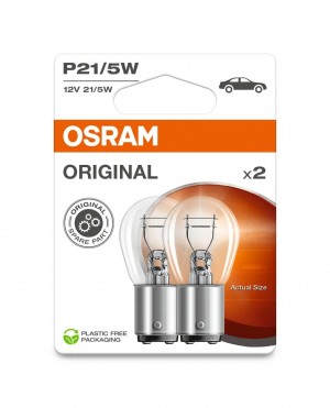 Лампа галогенная LEDrivin SL P21/5W 12V 1W PG20-3 (к-кт 2шт) 75282BL 75282BL OSRAM