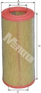 фильтр воздушный! H344.5 D155 d81\ Iveco DAILY II -99 A391 MFILTER AUTOMOTIVE FILTERS