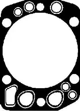 Прокладка ГБЦ [MLS S=0.8mm] 5/6/8/10/12Х 61-25275-20 VICTOR REINZ