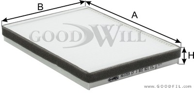 Фильтр салонный AG 1059 CF GOODWILL