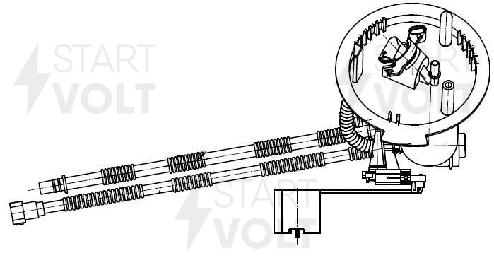 Модуль топливозаборника для а/м Mercedes-Benz C W204 (07-)/E W212 (11-) 1.6T/1.8 SFM 1590 START VOLT