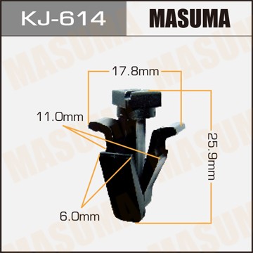 Пистон обивки универсальный KJ-614 MASUMA KJ614 MASUMA