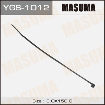 хомут пластиковый черный! 3х150\ YGS1012 MASUMA