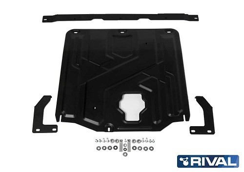 Защита картера и КПП HYUNDAI Elantra (16-) KIA Ceed (18-) (1.4/1.6) (с крепежом) 111.2382.1 RIVAL