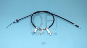 трос ручного тормоза левый!\ Hyundai Solaris, KIA Rio 10> QF16F00069 QUATTRO FRENI