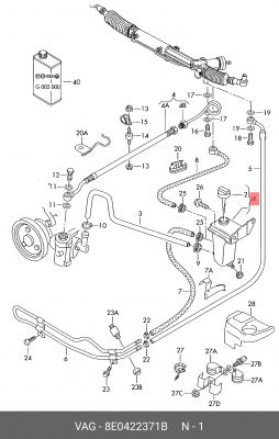 AUDI A4 [B6] (2000-2004) 8E0 422 371 B VAG