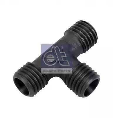 штуцер тройник M12-M12-M12 T-обр. !(м) D6 цилиндра подъема кабины \ 4.40261 DIESEL TECHNIC