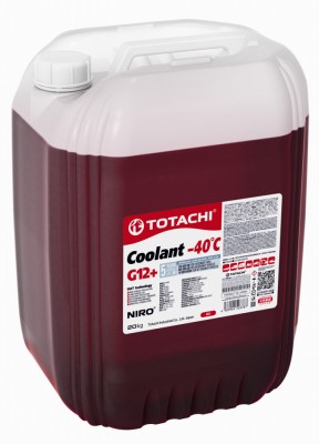 TOTACHI NIRO COOLANT Red -40C G12+ (20L) антифриз! готовый красный\ 43120 TOTACHI