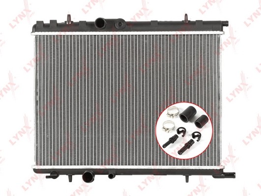 радиатор системы охлаждения!\Citroen C4/Xsara,Peugeot 206/307 1.4/1.6i 97> RB-1477 LYNXAUTO