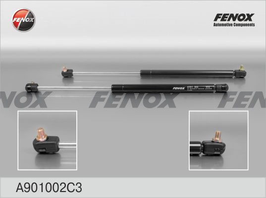 Амортизатор УАЗ-31514 газомасляный окна крыши (L=450, h=175, H=340Н) /FENOX/ A901002C3 FENOX