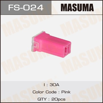предохранитель силовой! 30A розовый\ FS-024 MASUMA