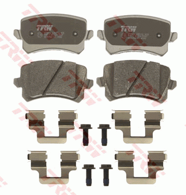 Колодки задние AUDI A6 (C6), Q3 (8U), VW PASSAT (36_, 3C_), TIGUAN GDB1763 GDB1763 TRW