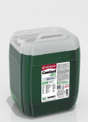 Антифриз TOTACHI NIRO COOLANT Green -50C G11 10кг 44710 44710 TOTACHI