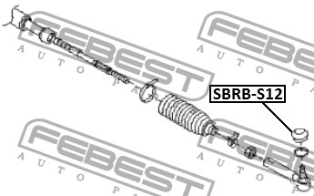 Пыльник рулевого наконечника SUBARU FORESTER 1996-2012 SBRB-S12 SBRB-S12 FEBEST