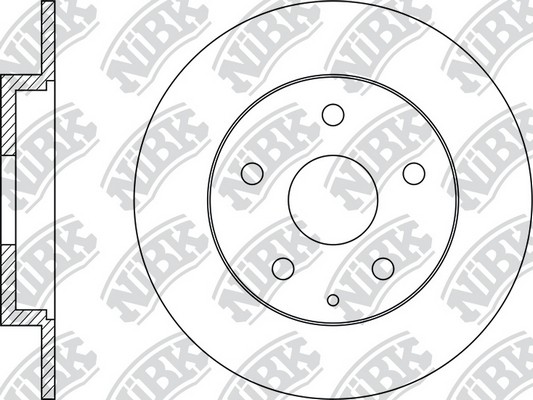 Диск тормозной MAZDA CX-5 2012 RN1517 RN1517 NIBK