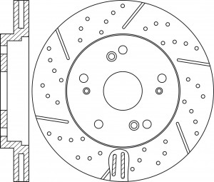 Диск тормозной HONDA Civic,Integra (01-) (2.0) передний (1шт.) NIBK RN1177DSET NIBK