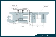 ШРУС внутренний JETT V40-4013 V404013 V404013 JETT