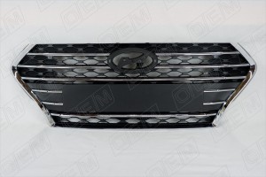 Решетка радиатора Hyundai Solaris 2 2017-2020, под хромированные накладки OEM3163 OEMPARTS