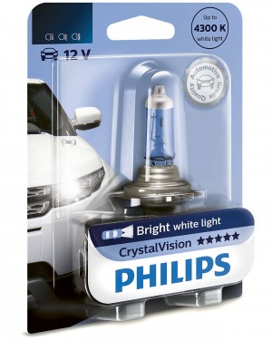 Лампа 12V H11 55W PGJ19-2 блистер (1шт.) Crystal Vision PHILIPS 12362CVB1 PHILIPS