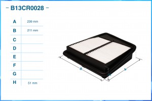 Фильтр воздушный B13CR0028 B13CR0028 CWORKS