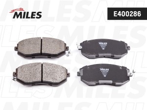 Колодки тормозные передние (без датчика) (Смесь Low-Metallic) (SUBARU FORESTER 0 E400286 MILES