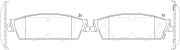 Колодки тормозные задние CADILLAC ESCALADE/CHEVROLET TAHOE 06- BP51013 BP51013 SB NAGAMOCHI