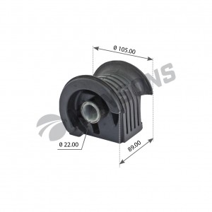 сайлентблок кабины! (рмп) D22X95\ MAN L 2000 94-05 400.627 MANSONS