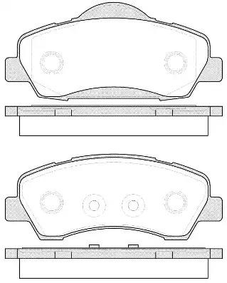 1530 00 колодки дисковые передние!\ Peugeot 301 1.2VTi/1.6VTi 12> 1530.00 REMSA