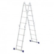 Лестница-трансформер двухсторонняя 5.15м алюминиевая СИБРТЕХ 97882 SIBRTEC