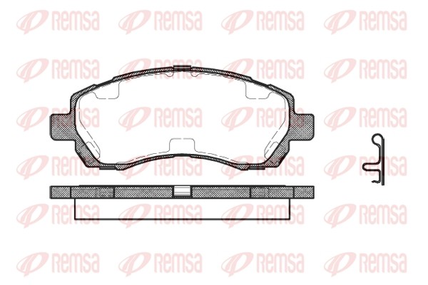 647 02 FDB1612=224409 !колодки дисковые п.\ Subaru Legacy 2.0/2.2 94-99/Impreza  0647.02 REMSA