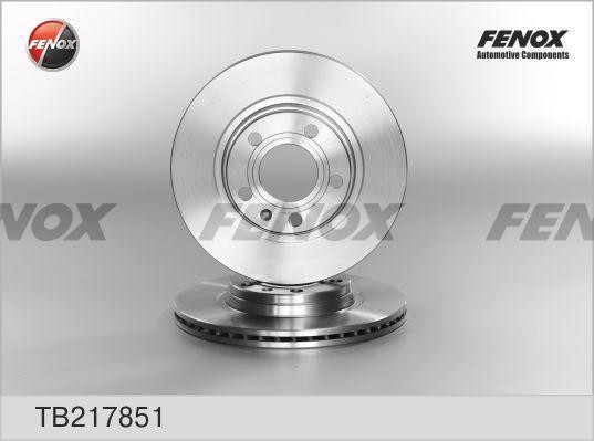 Диск тормозной передний Audi A4 95-07, SEAT Exeo 09-, VW Passat 96-00 TB217851 TB217851 FENOX