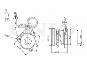 Муфта сцепления гидравлическая CLT-30034 UNIO