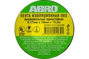 изолента! пвх черная высоковольтная термостойкая 18ммx18.2м ABRO\ ET-914-BLK-RW ABRO