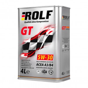 Масло моторное ROLF GT A3/B4 5W30 синт.4л 322620 ROLF