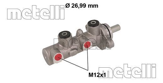 ГЛАВНЫЙ ТОРМОЗНОЙ ЦИЛИНДР 050799 METELLI