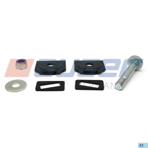 р/к пальца рессоры ! M30x173/3.5 4пластины,палец,шайба, гайка\ BPW 53546 AUGER