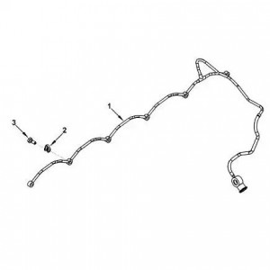 Болт-штуцер М6х1х14.3 обратки КАМАЗ Камминз EQB, BT, 6CT (3905307) (Haffen) 0707 HAFFEN