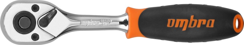 Рукоятка трещоточная 1/4 DR, 48 зубцов  Ombra 281403 OMBRA