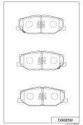 Колодки тормозные дисковые D9085M D9085M MK KASHIYAMA