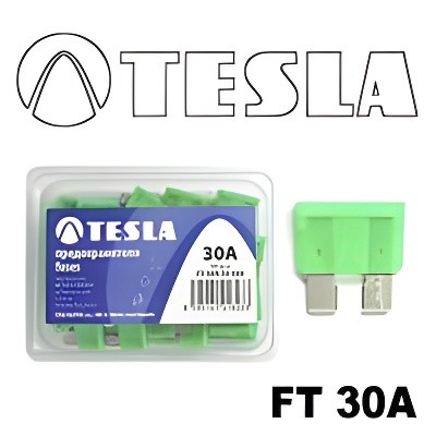 Предохран   30А штырьевой /TESLA/ FT 30A.50 TESLA