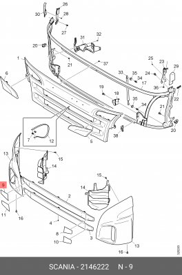 Самоклеющаяся пленка 2146222 SCANIA
