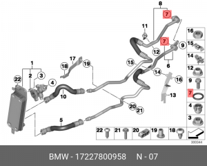 BMW 13,6*2,6*18,8 17 22 7 800 958 BMW