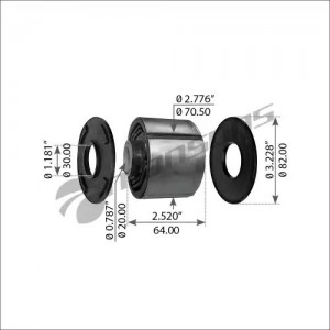 IVECO EUROTECH (1991-1999) (20x70x47/63) 790044 MANSONS