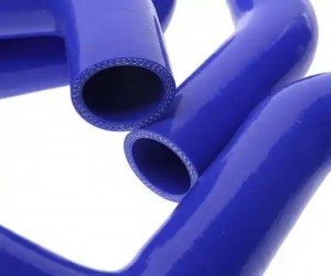 Патрубок ГАЗ-3302 дв.Крайслер радиатора комплект 4шт. синий силикон MEGAPOWER 130-17-014 MEGA POWER