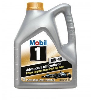Масло моторное Mobil 0W-40 SN/SM/SL/SJ/CF A3/B3/B4 синтетическое 4 л 153692 MOBIL