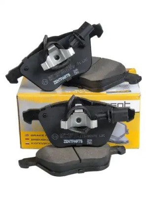 колодки дисковые передние!\ VW Sharan 1.8T/2.8i/1.9TD 00>/T4 2.8i V6/VR6 00-03 Z07476 ZENTPARTS