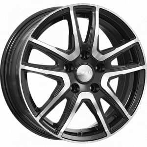 Скад Сидней 16.0 / 6.0J PCD 5x114.30 ET 43.00 ЦО 67.10 Литой / Черный с полирова 3150105 SKAD