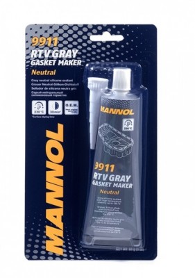 Герметик прокладка серый термостойкий 85г -40С/+230С Gasket Maker 9913 MANNOL 2417 MANNOL